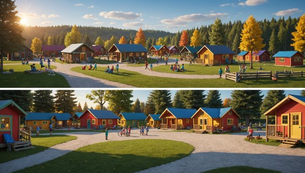 Comment les campings villages de vacances se différencient-ils des campings indépendants pour leurs clubs enfants ?