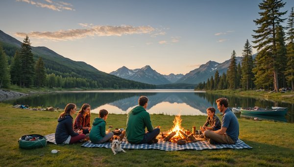 Top 3 raisons de camper en famille au bord du lac dans l'Ain